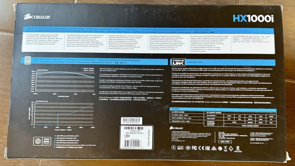 Sursa PC modulara CORSAIR HX1000