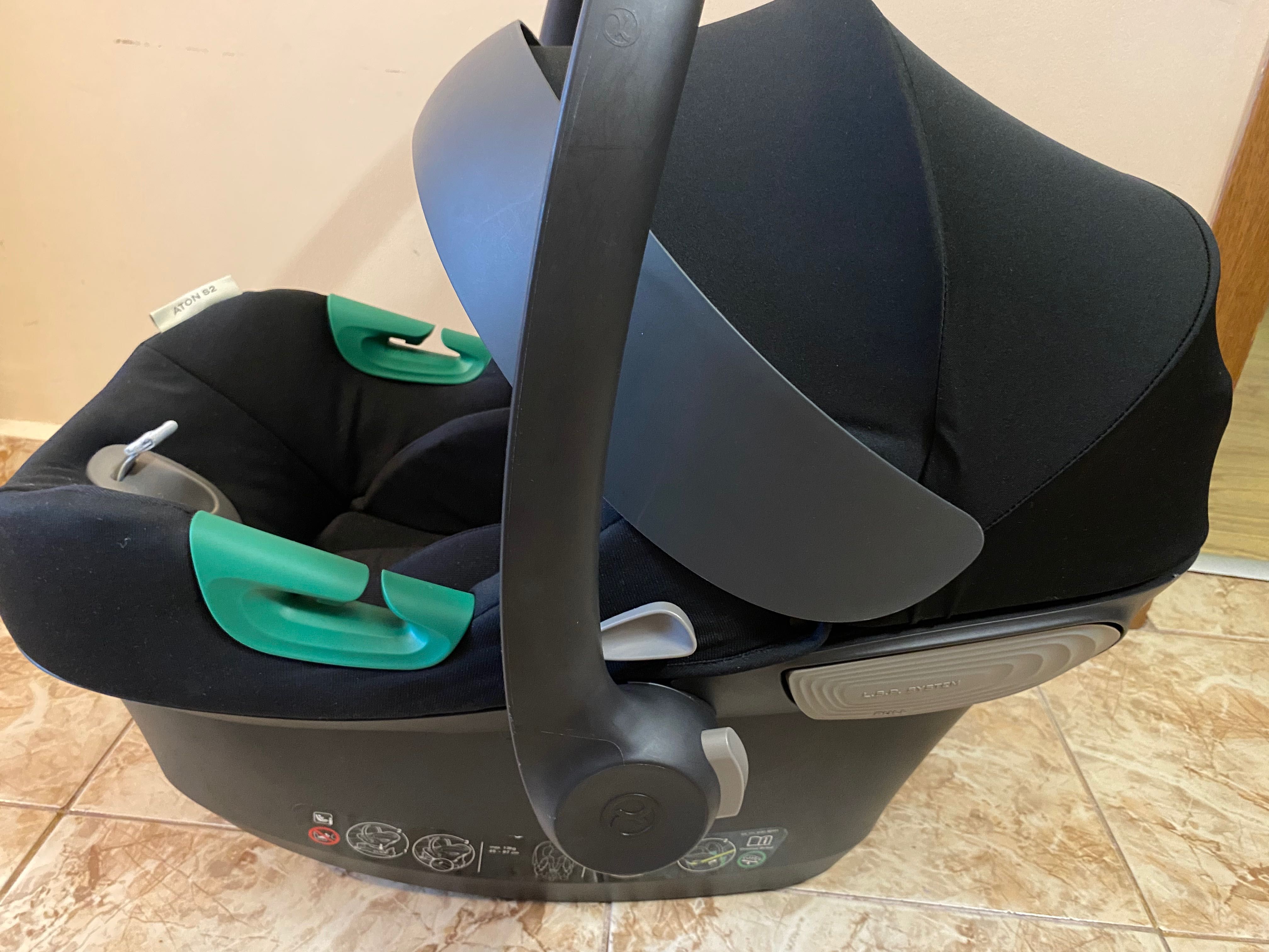Кош за кола Cybex Aton S2 I size + адаптери