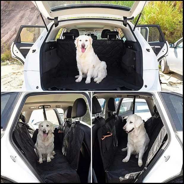 Husa de protectie auto bancheta spate si portbagaj, transport animale