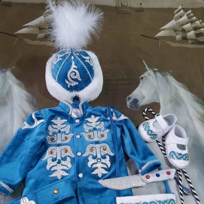 Национальный костюм для мальчика тусау кесу