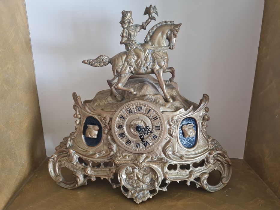 Ceas șemineu bronz antic