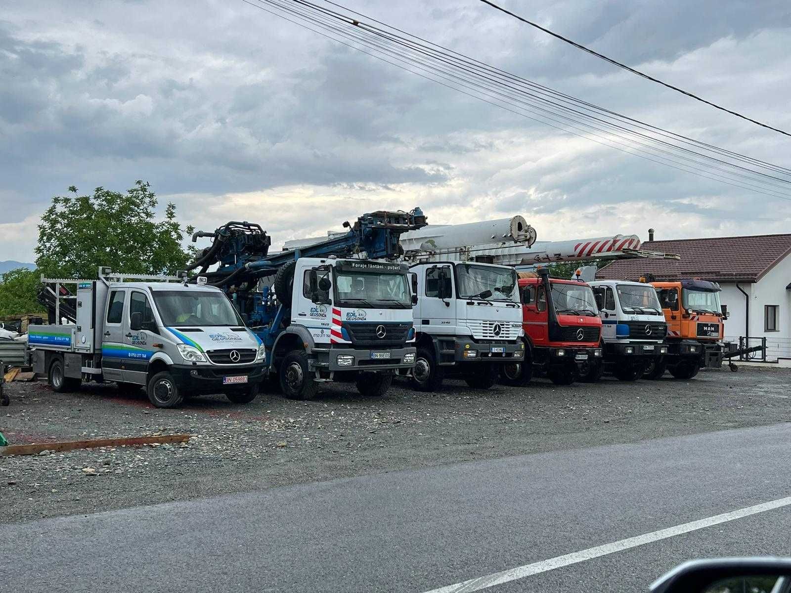 Executare Foraje Fantani, Piloți, Montaj tuburi