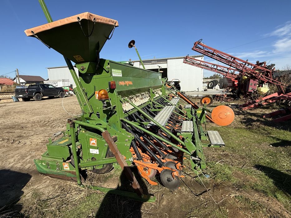 Cuplu freza +Semanatoare discuri Amazone  3m si 4m