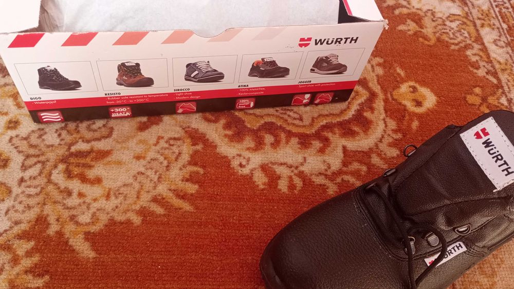 Обувки естествена кожа WURTH 43 номер