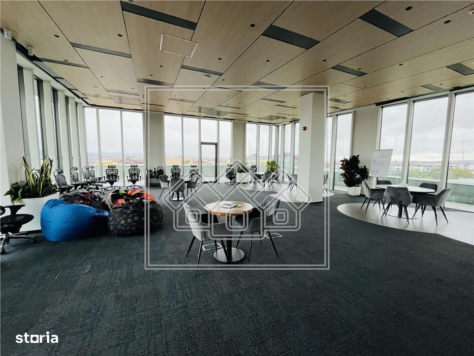 Spatiu de birouri 1500 mp, facilitati de top - zona Piata Cibin