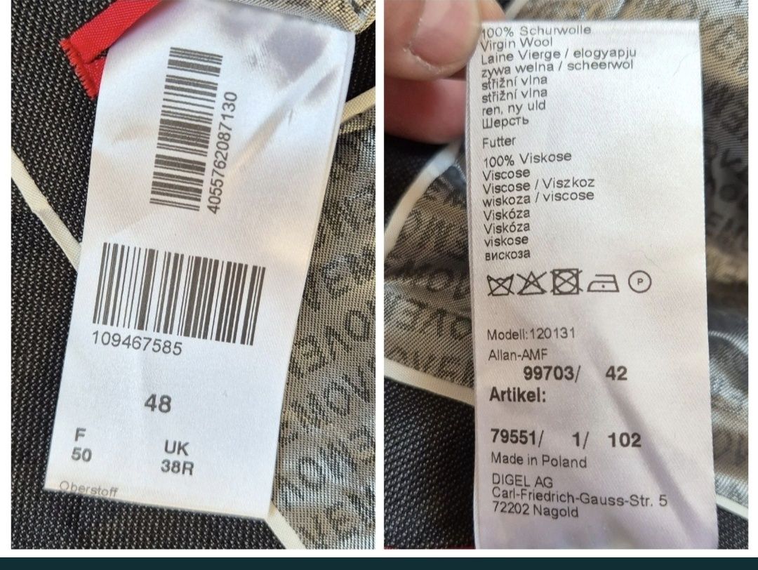Costum lux bărbați Digel, colecția Move, Model Allan-AMF, Slim - 48