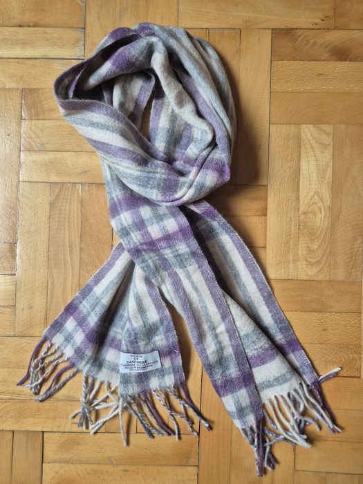 Eșarfă / Fular lux House of Edinburgh, Touch of Cashmere, Lână & Casmi