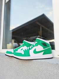 Jordan 1 Mid Lucky Green(44.5-45)