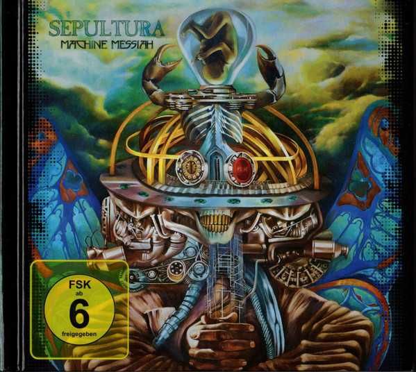 CD+DVD Sepultura - Machine Messiah 2017 Limited Edition Digibook
