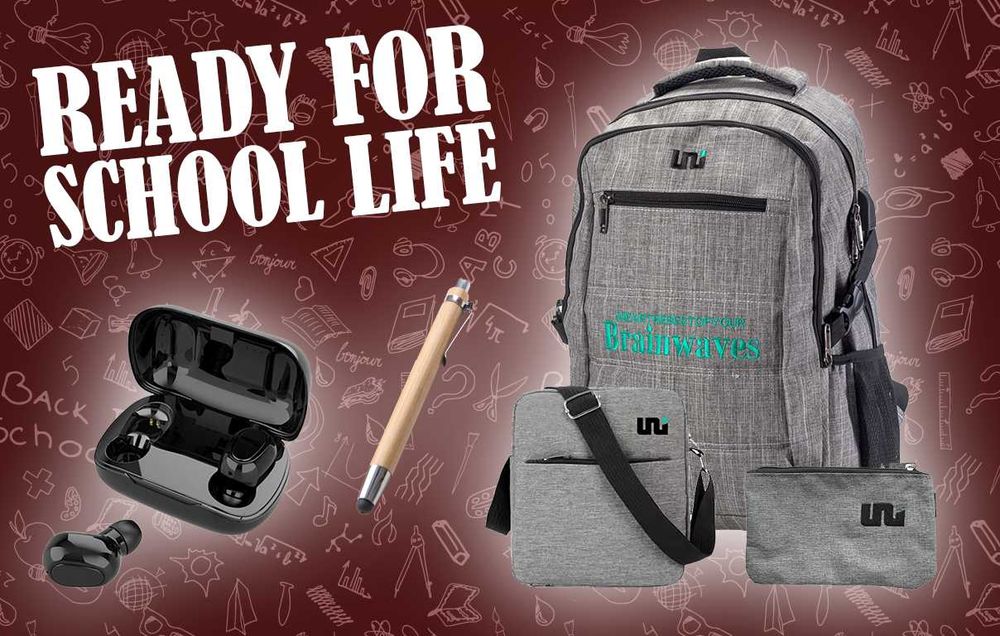 READY FOR SCHOOL - Отново на училище: раница с USB, слушалки L21 и още