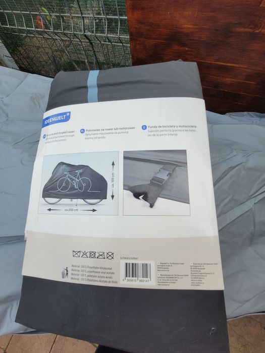 Huse negre/argintii de bicicleta  sau motocicletă