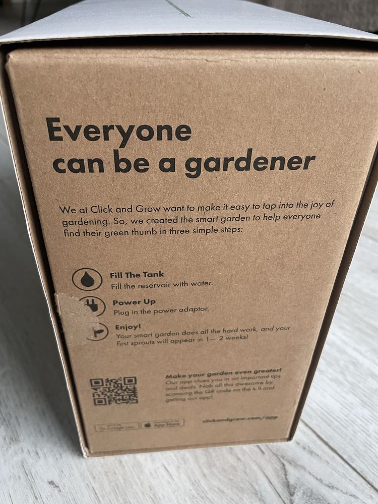 Саксия Smart Garden - click and grow