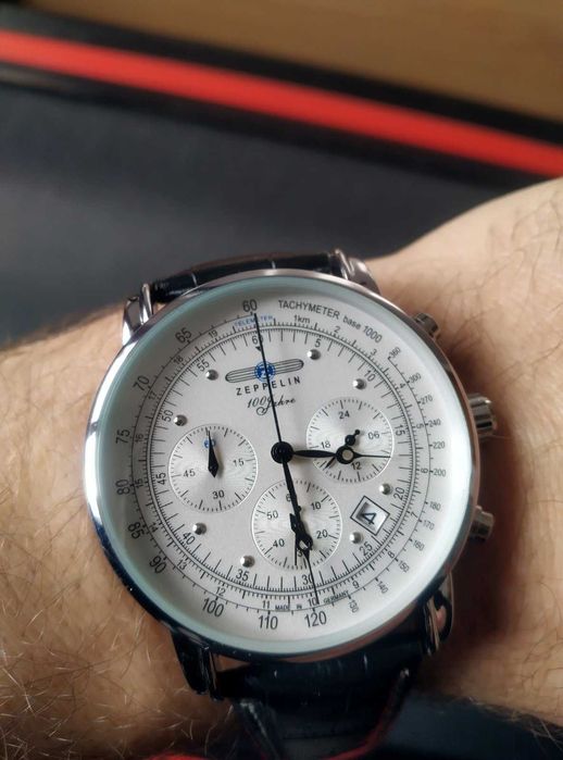 Мъжки ретро бизнес часовник Zeppelin 100 Jahre Zeppelin 7680-2