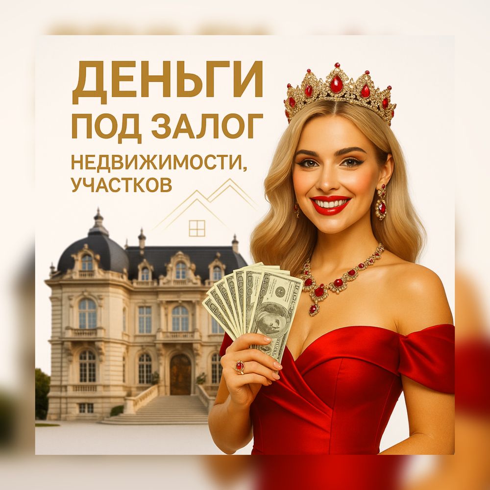 Деньги под залог недвижимости