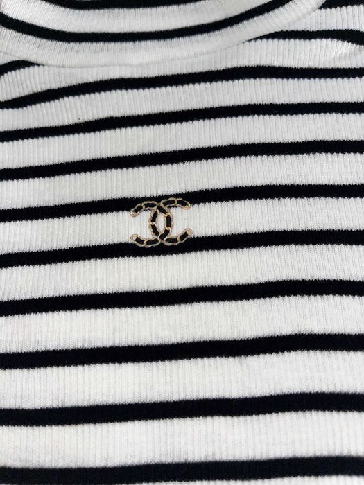 chanel рае блуза с дълъг ръкав лукс шанел поло зимна пролетна дамска