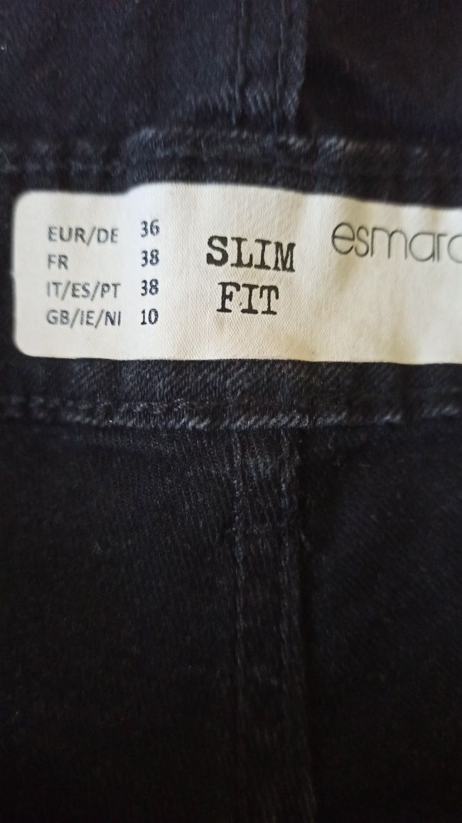 Salopetă de blugi neagră