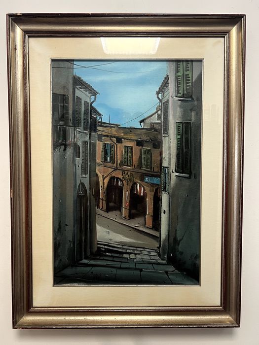 Pictura in ulei pe pânză si semnat de artistul Francis.