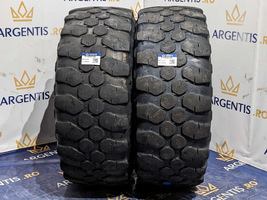 Pereche 2 anvelope 17.5/R24 (460/70/R24) Michelin (cod P100516I)