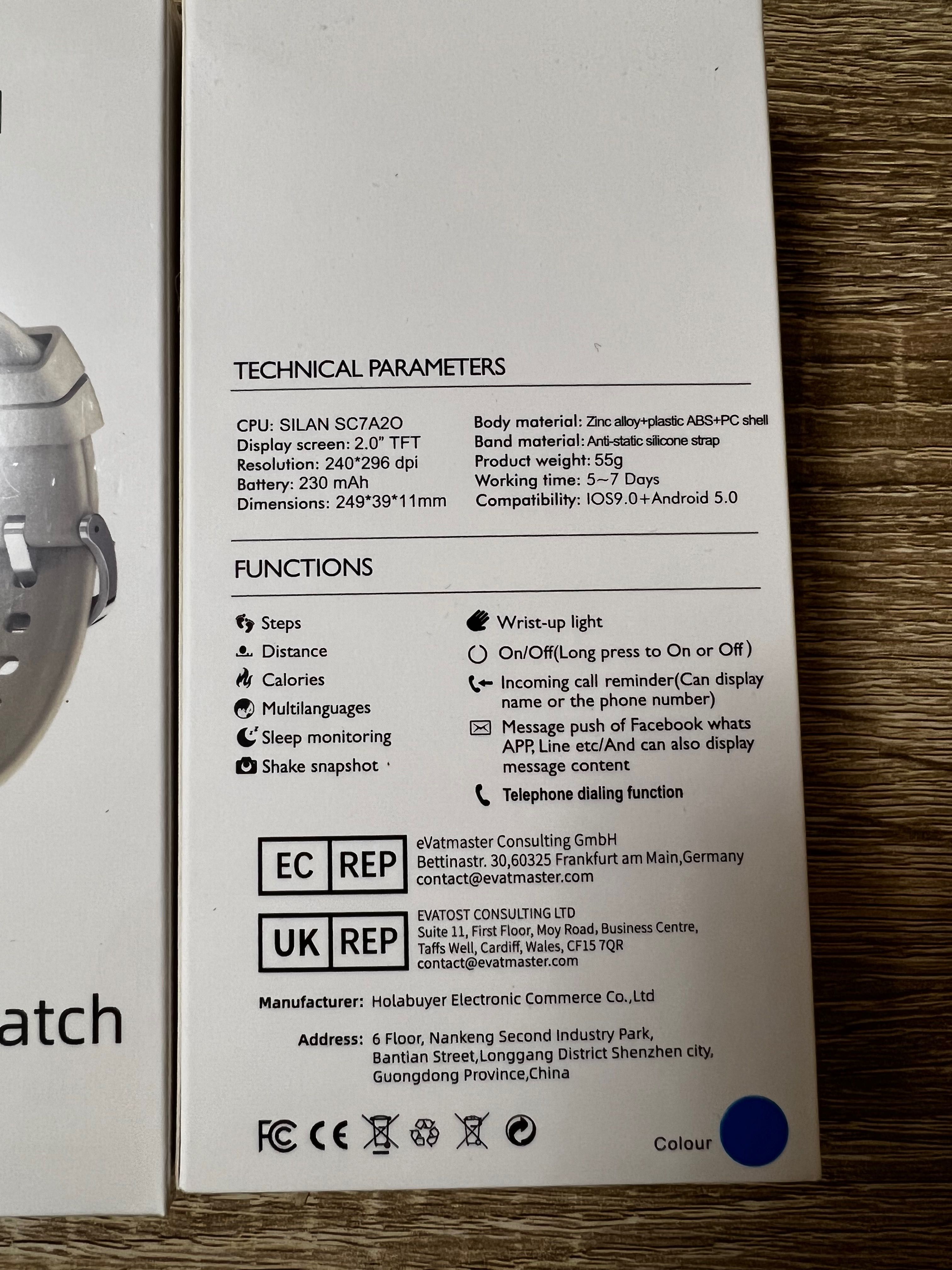 Smartwatch/Ceas inteligent Holalei ZL80