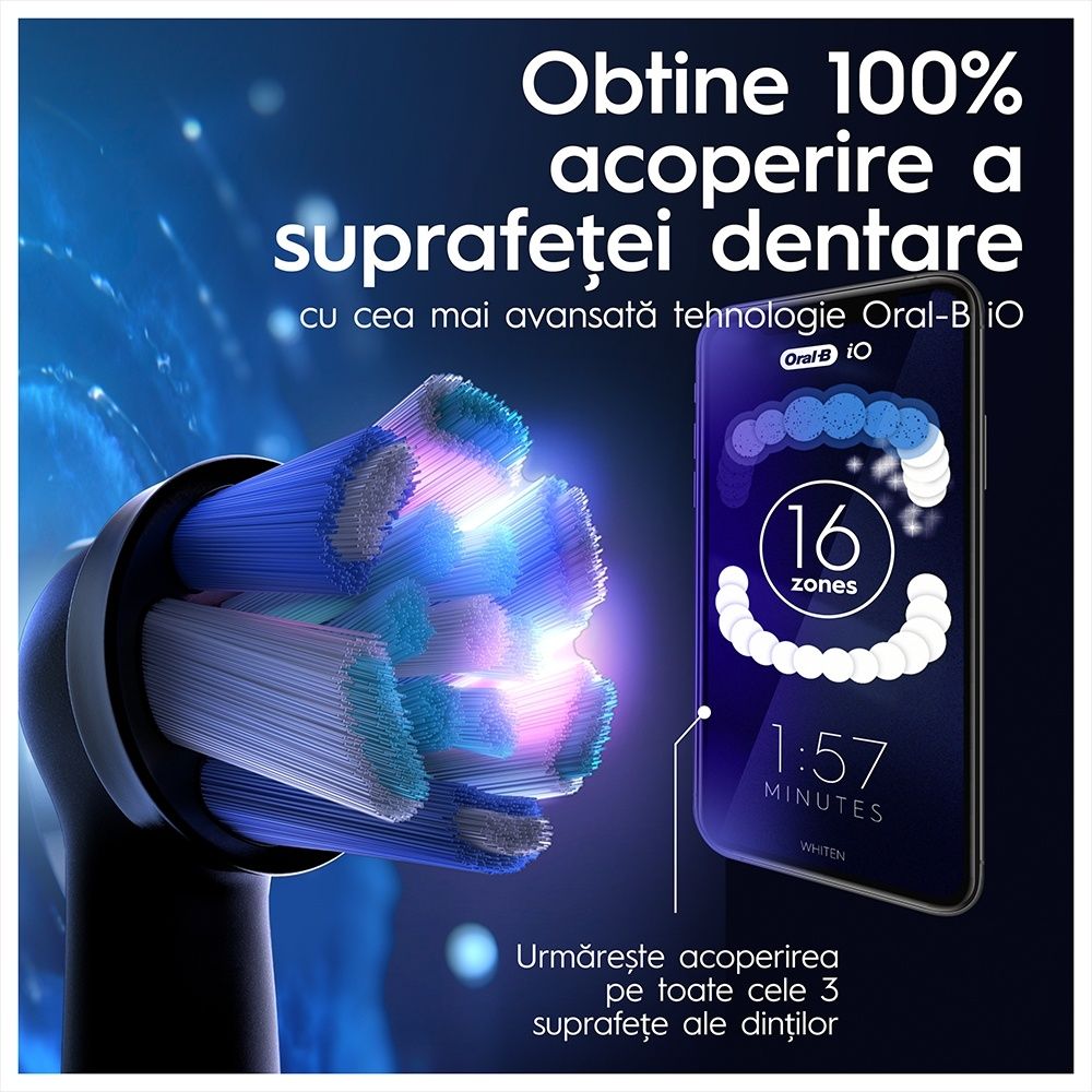Oral-B iO9 - Двоен Комплект Ел. Четки за зъби Black Onyx & Rose Quartz