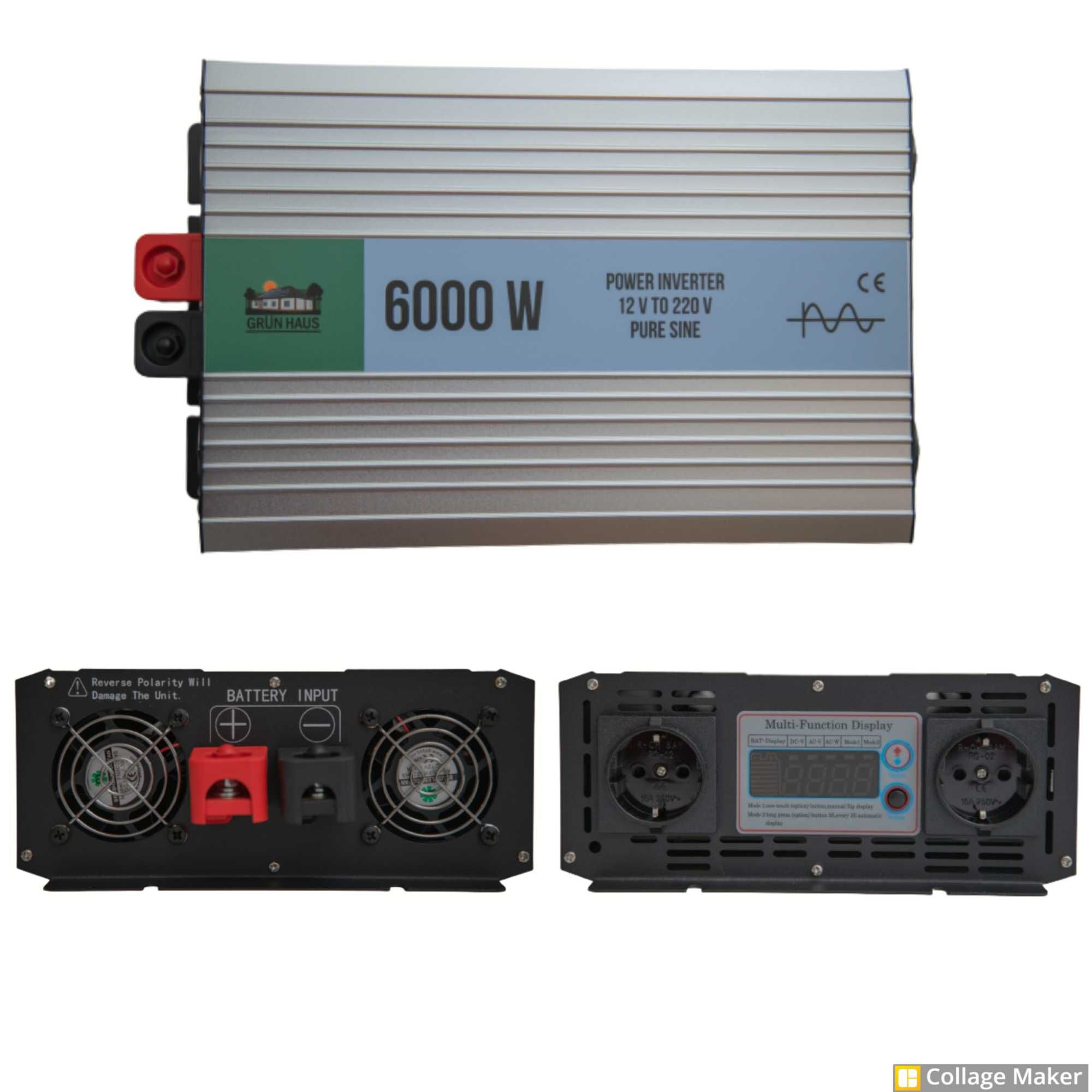 Invertor 2500w, 3000w, 4000w, 5000w, 6000w, 8000w, 10000w, 12V sau 24V