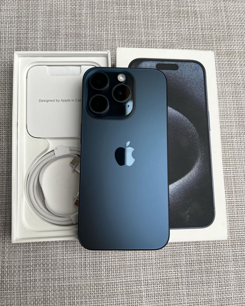 Нов•iPhone 15 pro*ЛИЗИНГ 70лв на м айфон 15 Blue TITANIUM