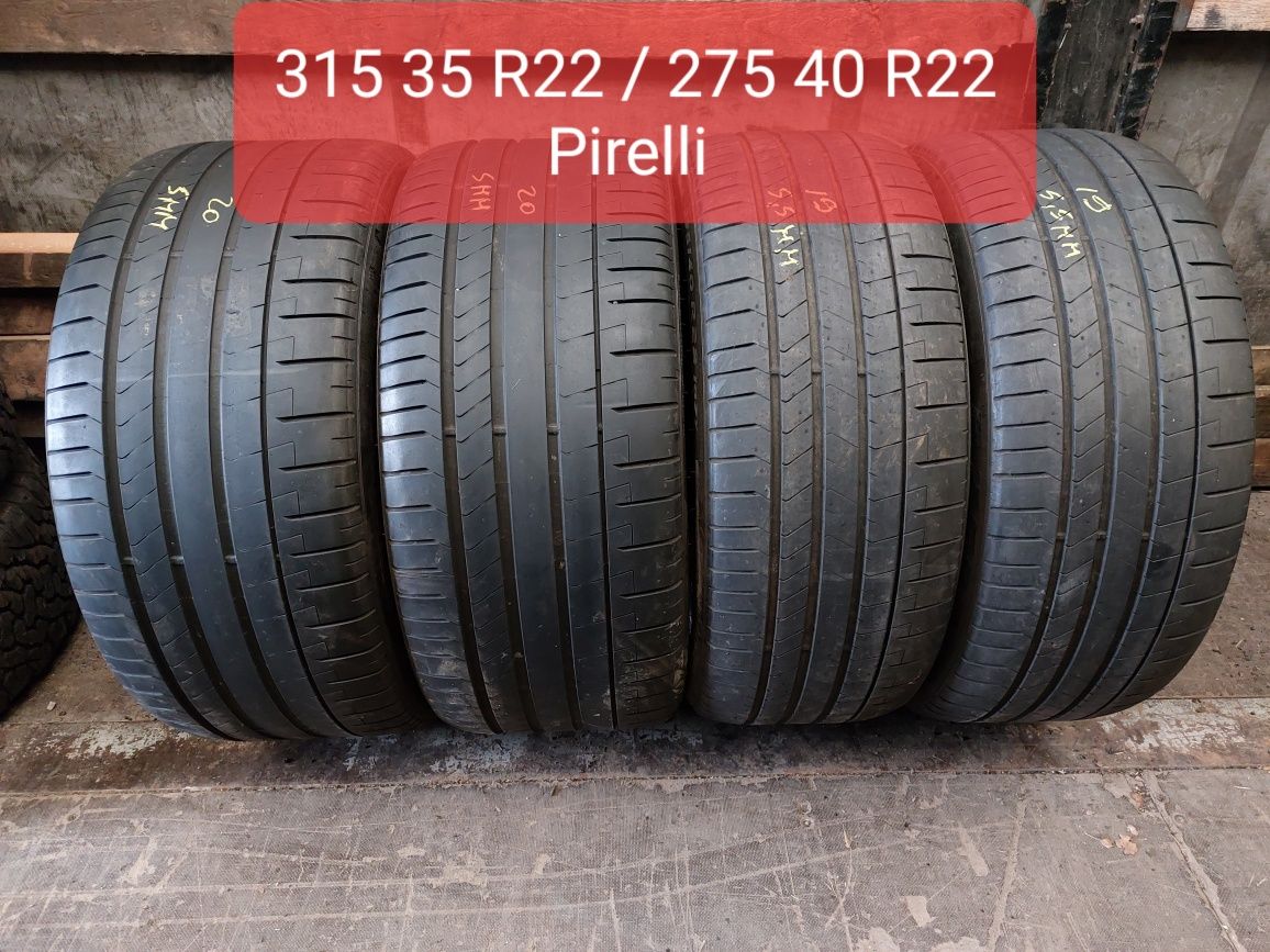 Set anvelope 315/35 R22 cu 275/40 R22 Pirelli - BMW X7