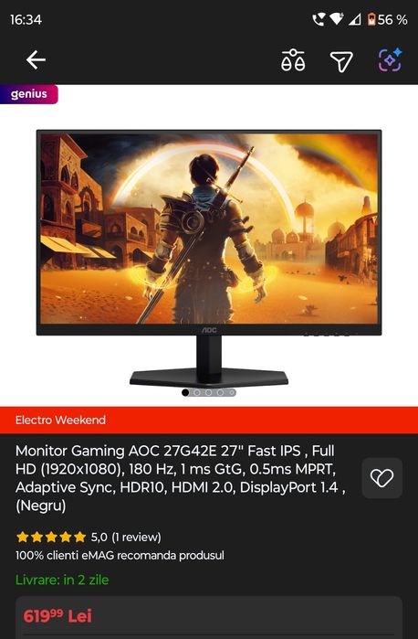 Vând Setup Full  Gaming Rtx 5060