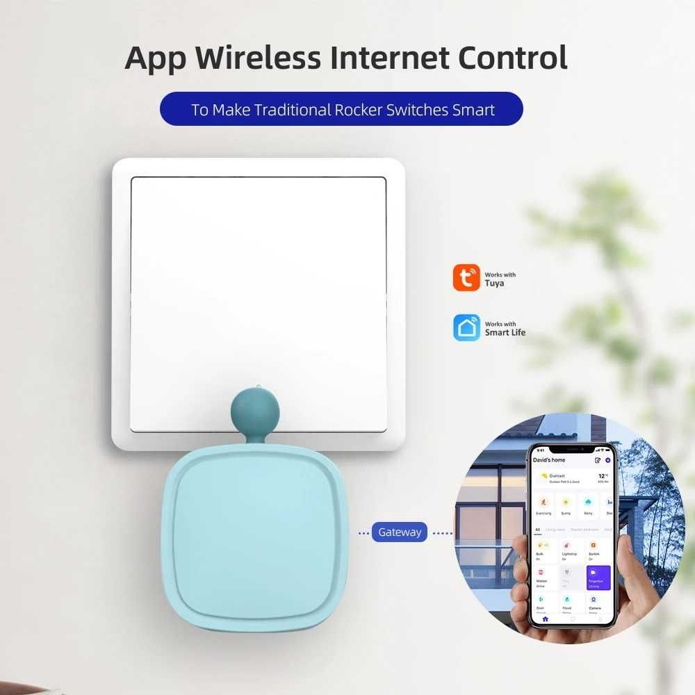 Tuya CUBETOUCH Finger Bot – Bluetooth Робот за натискане на бутони M2
