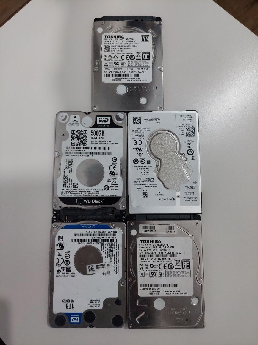 Hard disk HDD SSD laptop sata 2,5