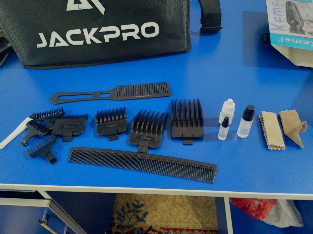 Сумка кейс масла и тряпки и насадки для ножниц машинок и портфель