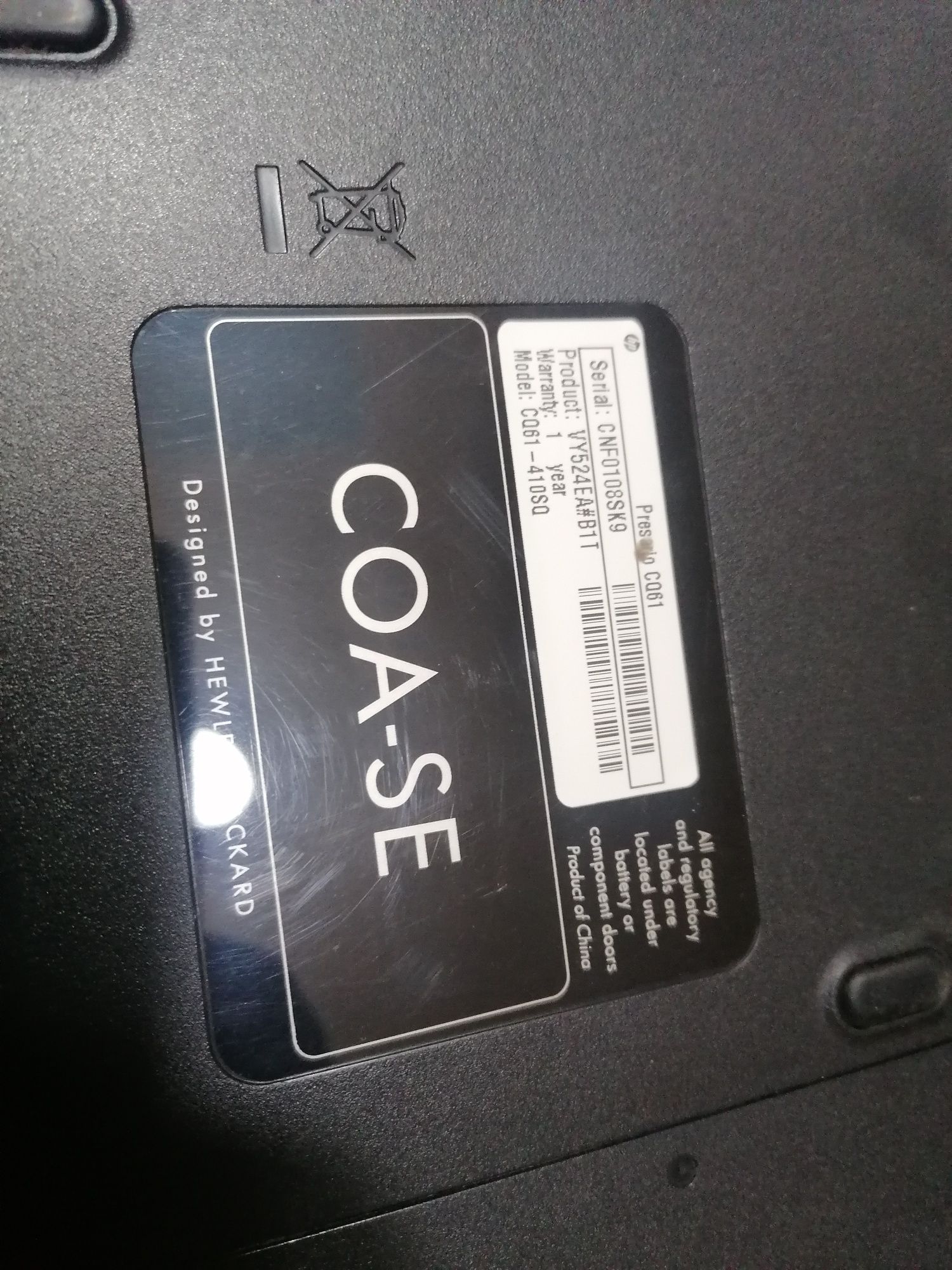 Vând sau dezmembrez laptop Compaq CQ61