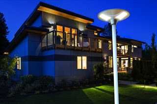 Lampa LED solara 400 W cu stalp 3 m