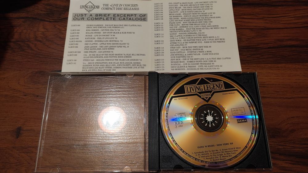 Cd Guns N Roses - New York 89