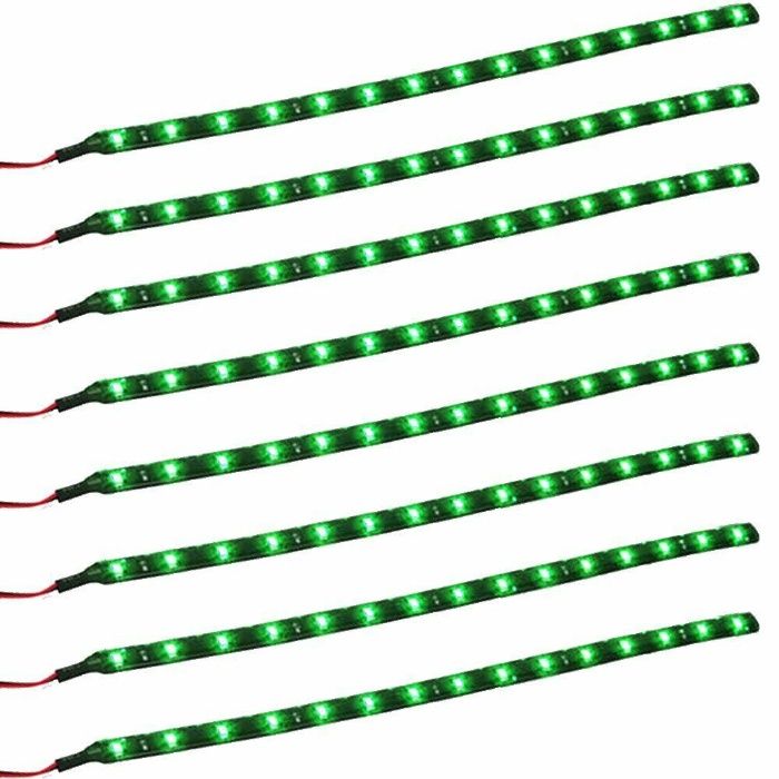 LED лента на 12 V водоустойчива 15 диода зеленa светлина
