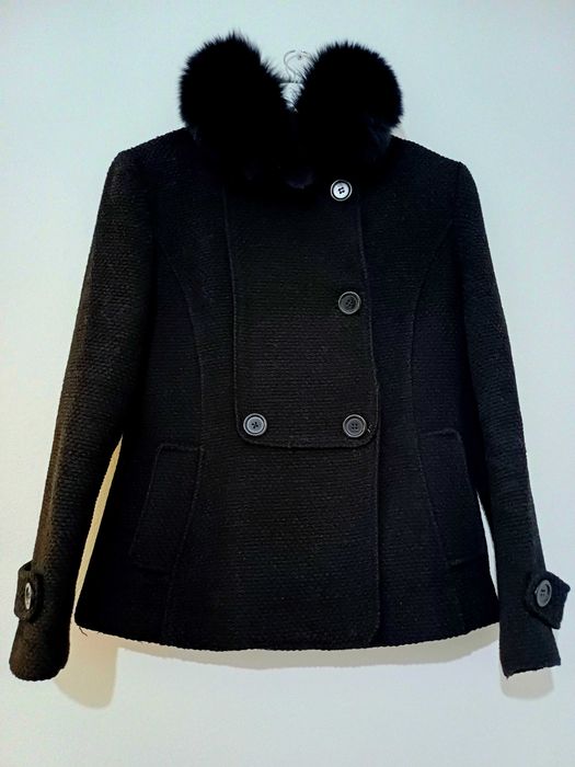 Палто от визон и късо палто Max mara