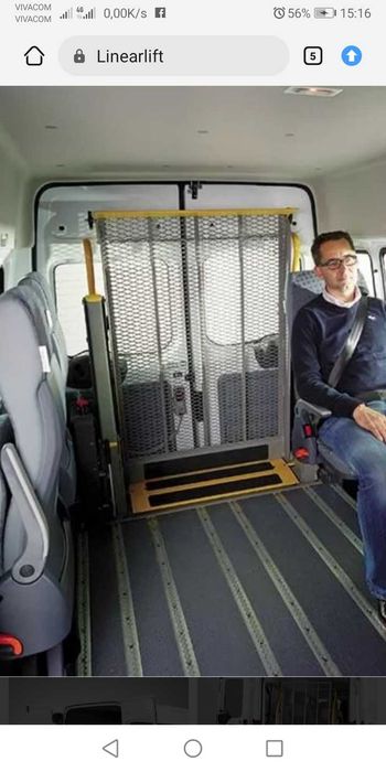 Рампа за бус инвалидна, смъкната от спринтер 2010.г.