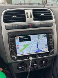 Sistem Navigatie GPS carplay pentru Volkswagen Golf Passat Jetta Skoda