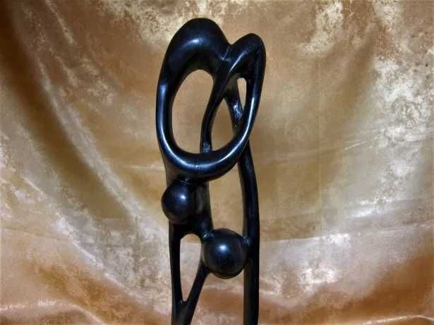 Sculptura Abstract Modernista abanos, colectie, cadou, vintage