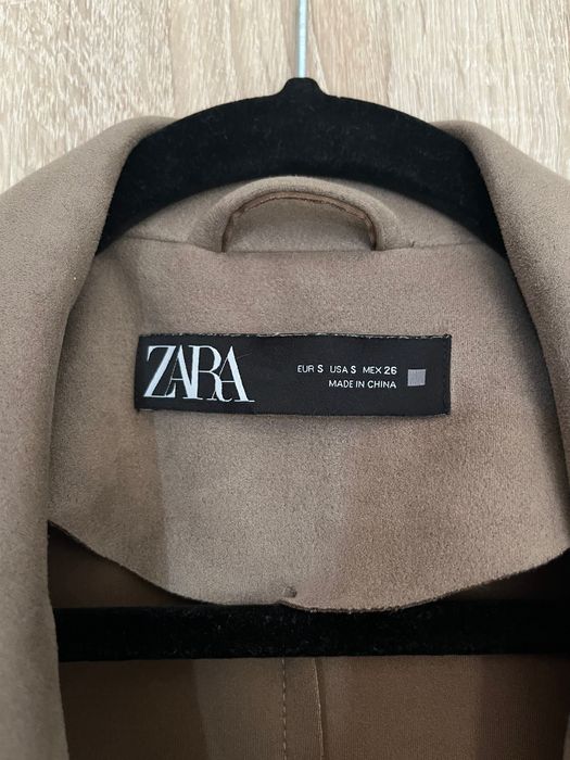 Faux suede waistcoat - Zara, marime S