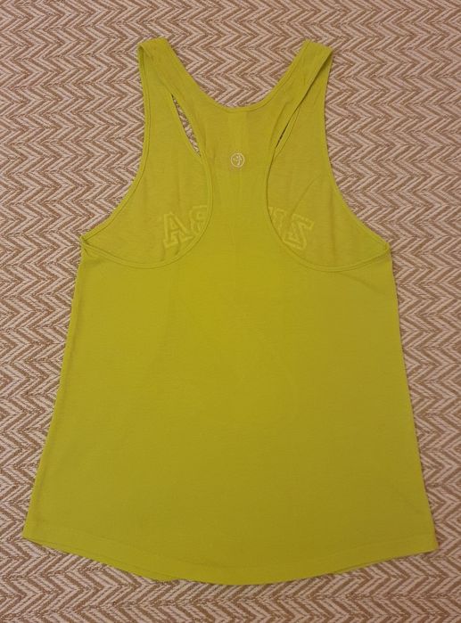 Top Zumba® Fitness verde verde lime, marimea XS/S