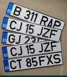 Numere auto ornamente