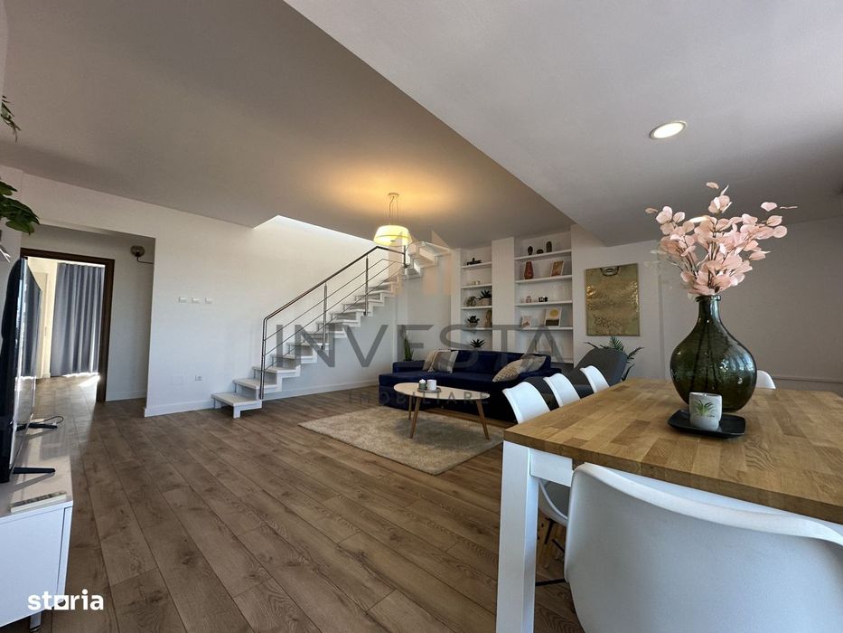 Penthouse de lux pe 2 nivele cu 4 terase in Buna Ziua!
