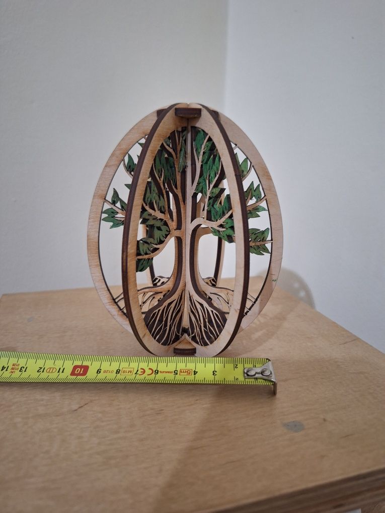 Copacul vietii, miniatura 3D din placaj,
