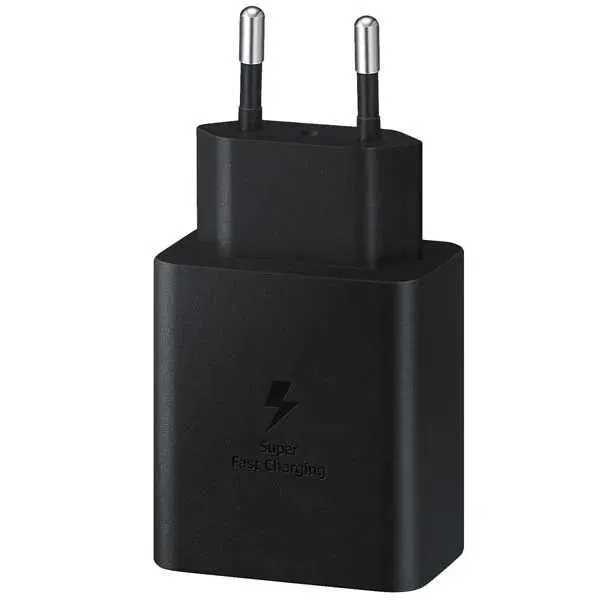 Incarcator priza Samsung USB C, 45W negru, Note 20, S23 Ultra S24, S25
