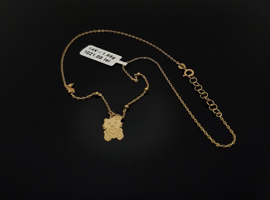 Bijuteria Royal lant din aur 14k 1.86 gr