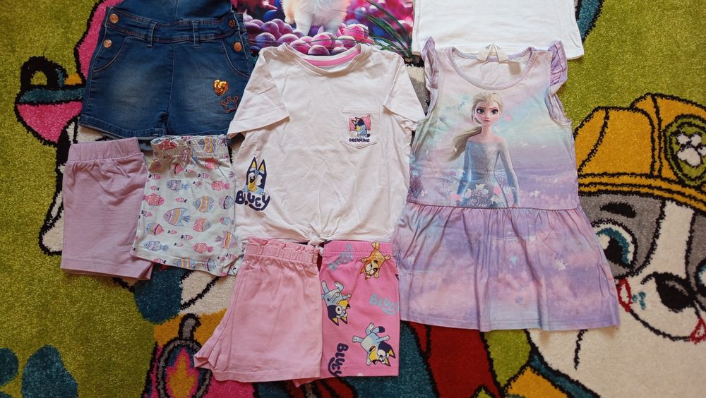 Летни дрехи за момиче 3-4 години (с ръст 98-104 см.)