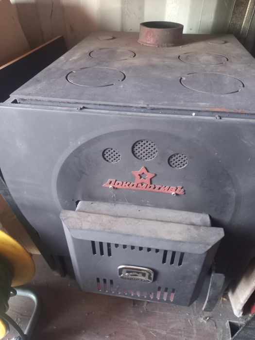 Угольно-дровяная отопительная печ ТЕПЛОДАР ЛОКОМАТИВ-200