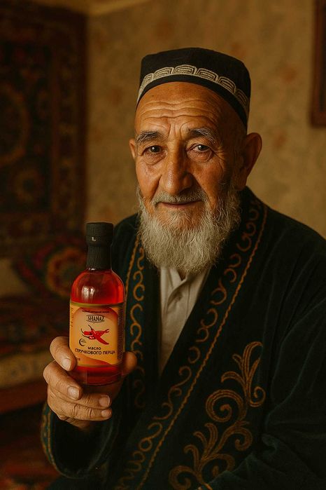 Масло стручка перца 250мл  (Қизил қалампир мойи) НОВИНКА!!!