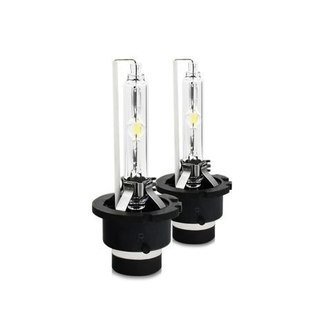 Set 2 Becuri auto Xenon pentru far, D2S , 35W, 6000K, White Knight